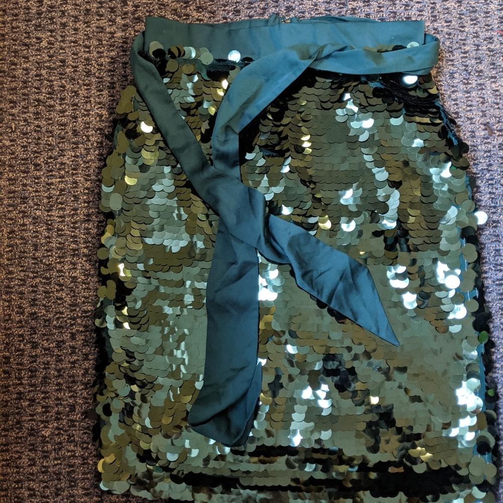 J Crew sequin skirt 14